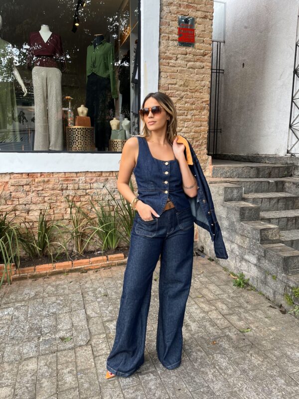 Colete Jeans Índigo